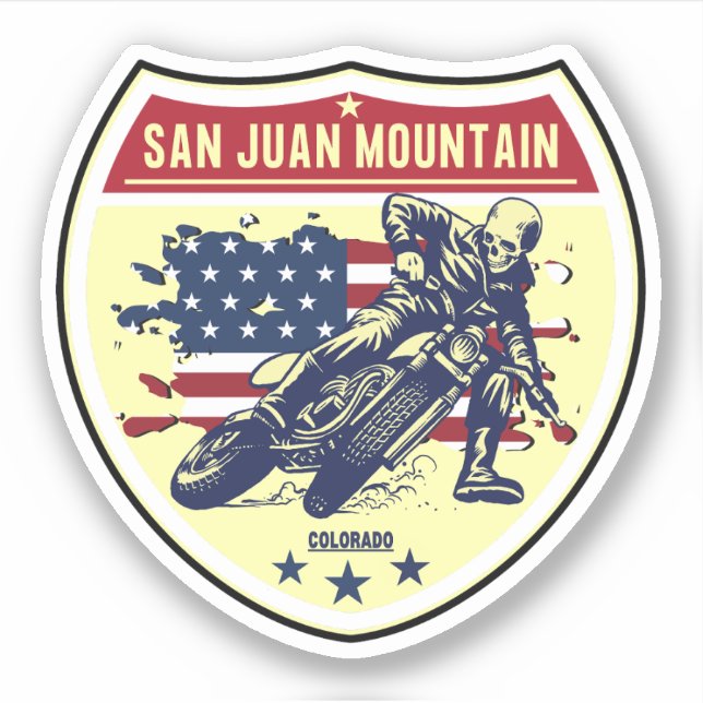 Colorado Scenic Byway San Juan Skyway motorcyle ri (Front)