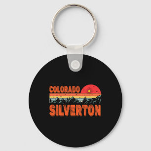 Colorado Silverton Mountains Hiking Vacation Souve Key Ring