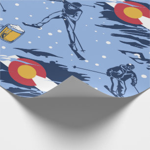 Colorado Ski & Snowboard Wrapping Paper