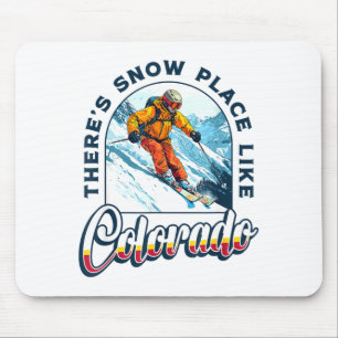 Colorado skiing holidays colorado aspen ski resort mouse pad