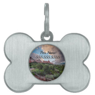 Colorado Sleeping Giant Sunrise Pet Tag