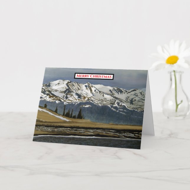 Colorado Snow on Leadville Mountains Card (Small Plant)
