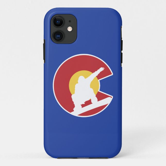 Colorado Snowboard Case-Mate iPhone Case (Back)