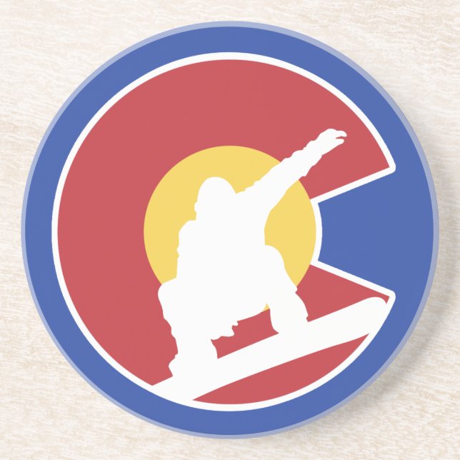 Colorado Snowboard Coaster (Front)