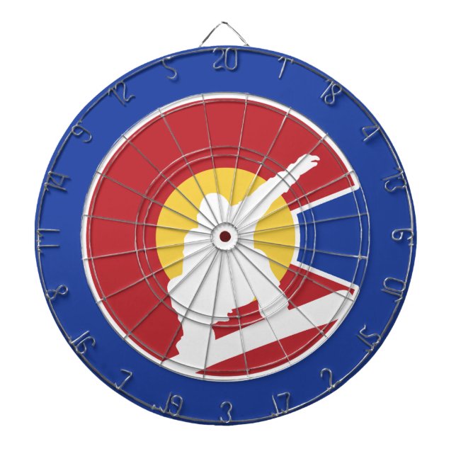 Colorado Snowboard Dartboard (Front)