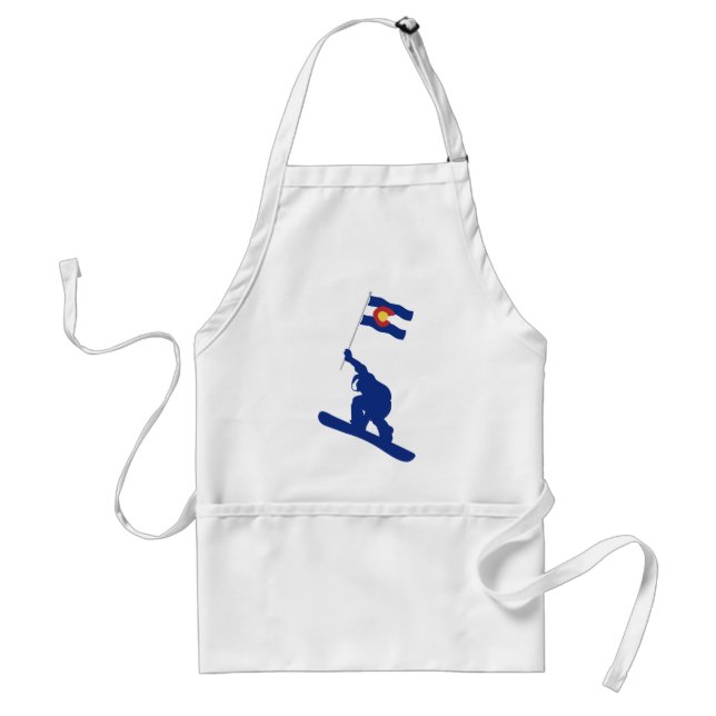 Colorado Snowboard Flag Standard Apron (Front)