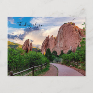 Colorado South Gateway Morning Thinking Of You Postcard