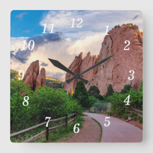 Colorado South Gateway Morning Wall Clock