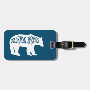 Colorado Springs Bear Luggage Tag