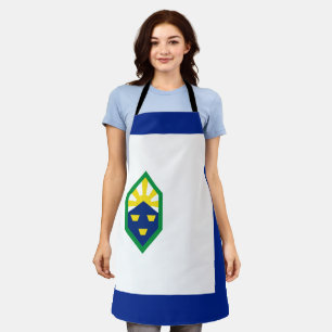 Colorado Springs City flag Apron