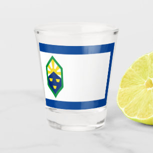 Colorado Springs city flag Shot Glass