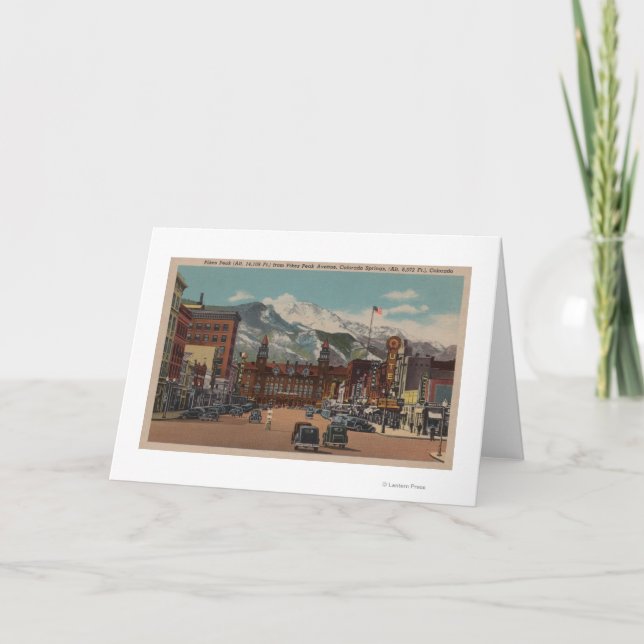 Colorado Springs, CO Card (Front)