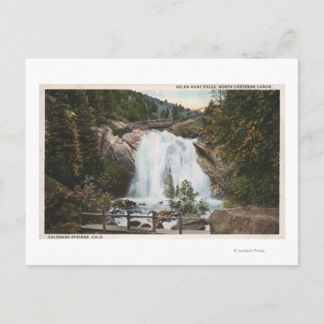 Colorado Springs, CO - Helen Hunt Falls Postcard (Front)