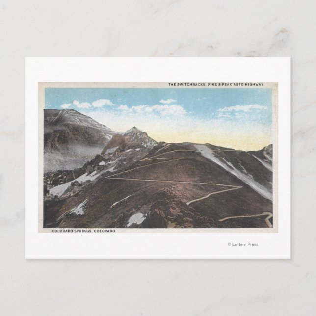 Colorado Springs, Colorado 4 Postcard (Front)