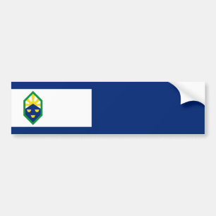 Colorado Springs (Colorado City) Flag Bumper Sticker