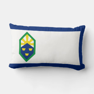 Colorado Springs (Colorado City) Flag Lumbar Cushion