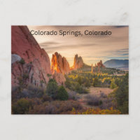 Colorado Springs, Colorado Postcard