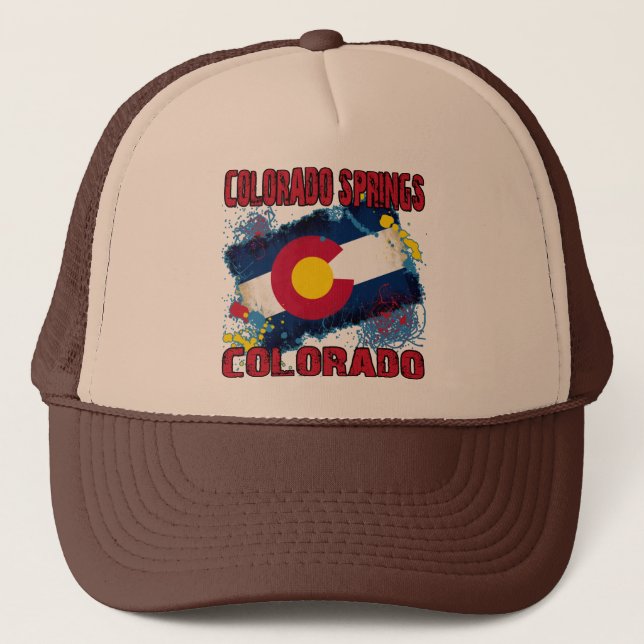 Colorado Springs, Colorado Trucker Hat (Front)