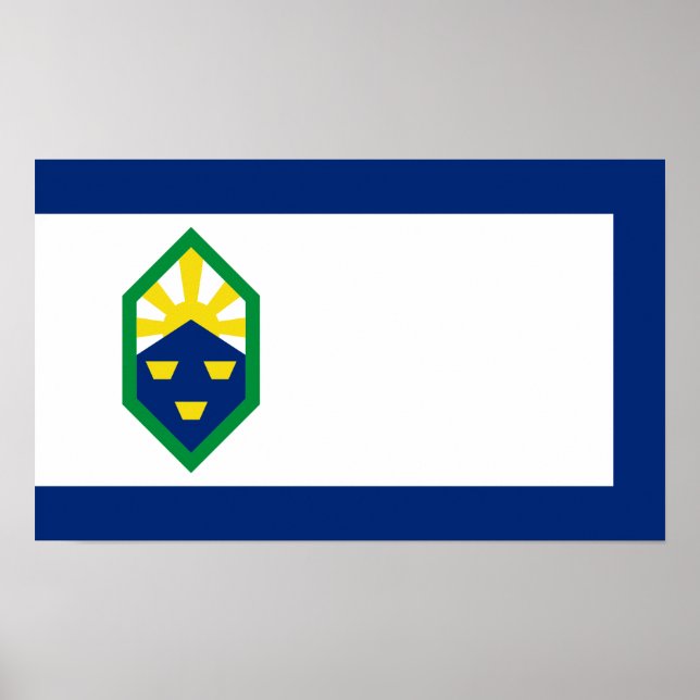 Colorado Springs Flag Poster (Front)