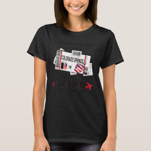Colorado Springs Girl Colorado Springs Boarding P T-Shirt