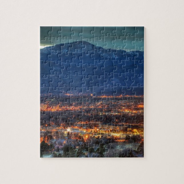 Colorado Springs Lights Jigsaw Puzzle (Vertical)