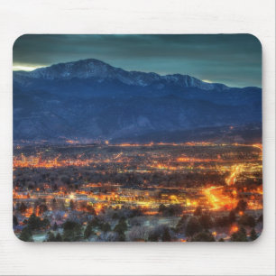 Colorado Springs Lights Mouse Pad