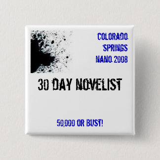 Colorado Springs NaNo 2008 Button