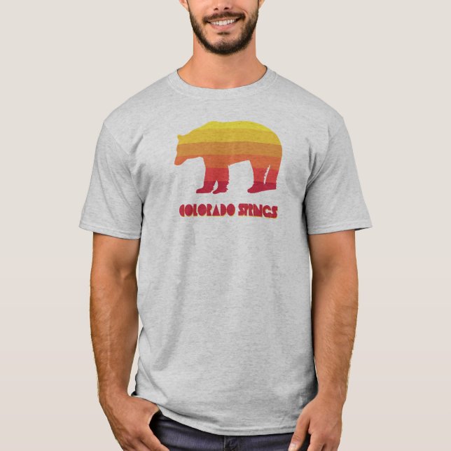 Colorado Springs Rainbow Bear T-Shirt (Front)