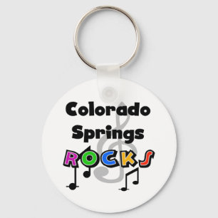 Colorado Springs Rocks Key Ring