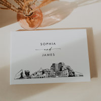 Colorado Springs Skyline Wedding Guest Book