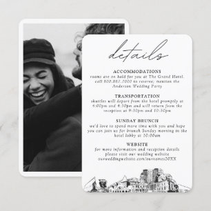 Colorado Springs Wedding Details Enclosure Card