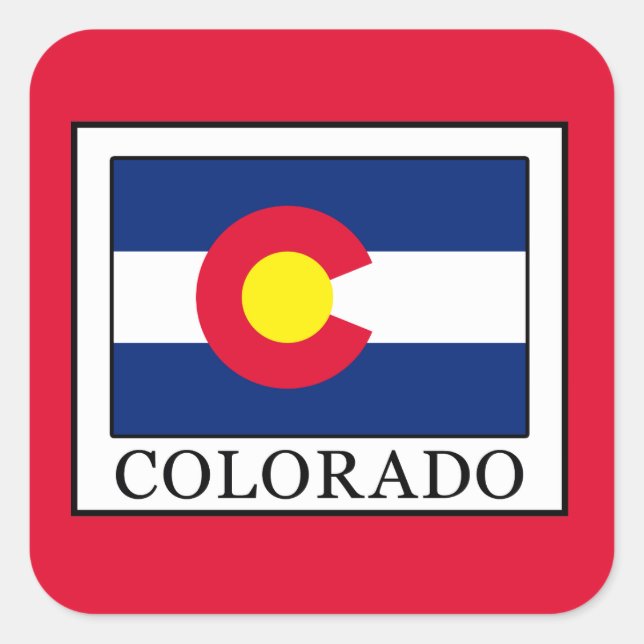 Colorado Square Sticker (Front)
