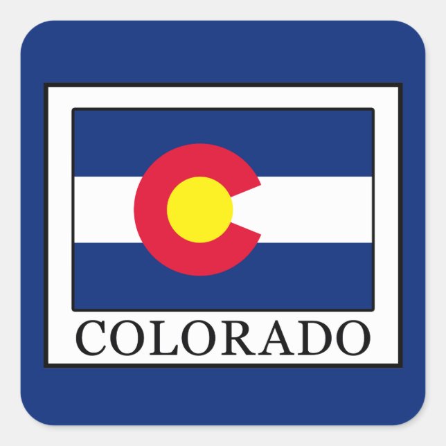 Colorado Square Sticker (Front)