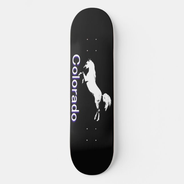Colorado Stallion Skateboard (Front)
