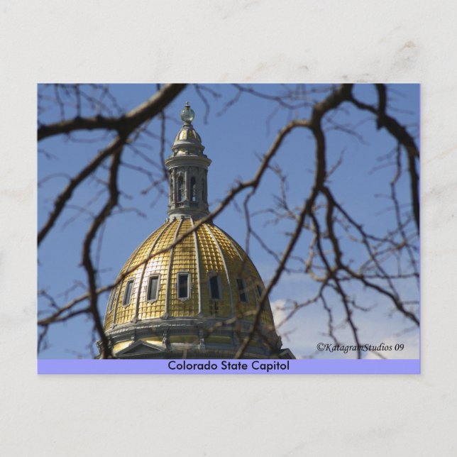Colorado State Capitol Postcard (Front)