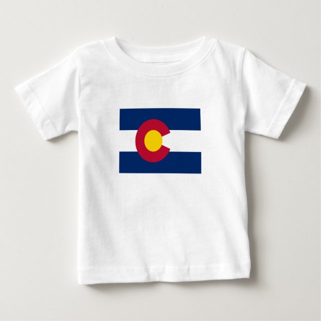Colorado State Flag Baby T-Shirt (Front)