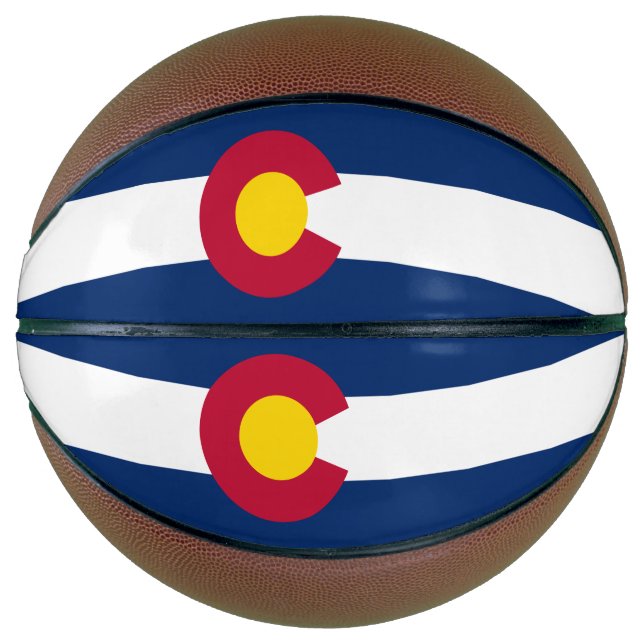 Colorado State Flag Basketball (Front)