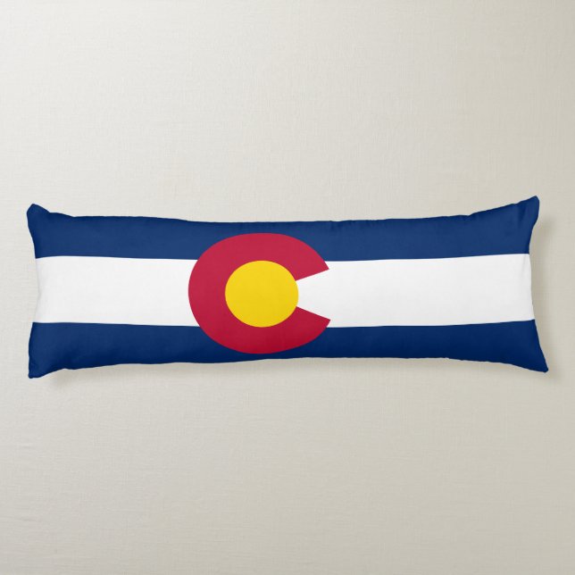 Colorado State Flag Body Cushion (Back)