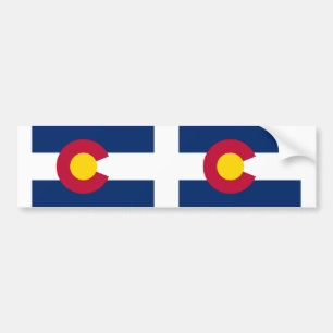 Colorado State flag Bumper Sticker