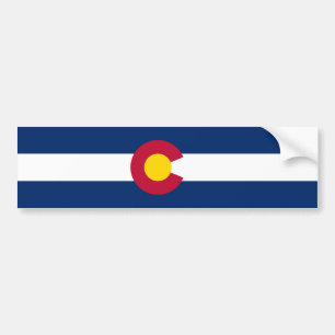 Colorado State Flag Bumper Sticker