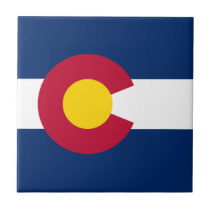 Colorado State Flag Ceramic Tile