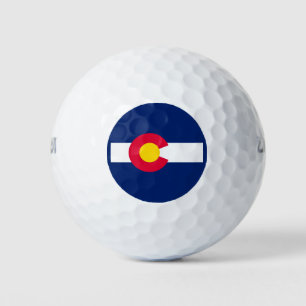 Colorado State Flag Design Golf Balls