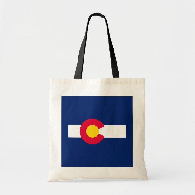 Colorado State Flag Design Tote Bag (Front)