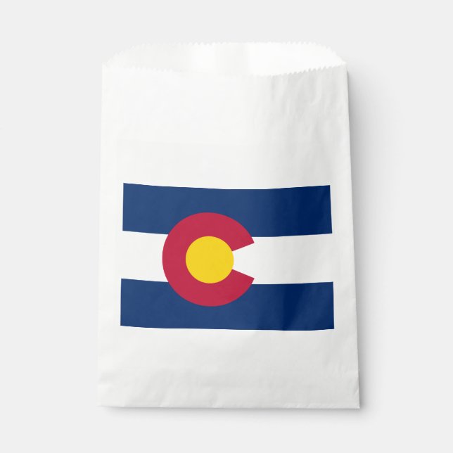 Colorado State Flag Favour Bag (Front)