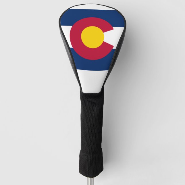 Colorado State Flag Golf Head Cover (Front)