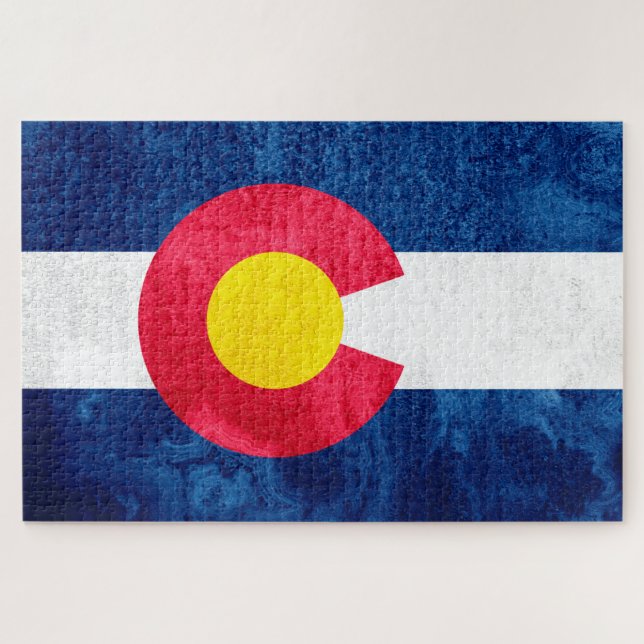 Colorado State Flag Jigsaw Puzzle (Horizontal)
