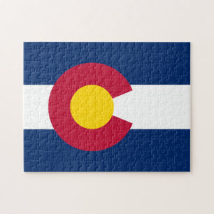 Colorado State Flag Jigsaw Puzzle