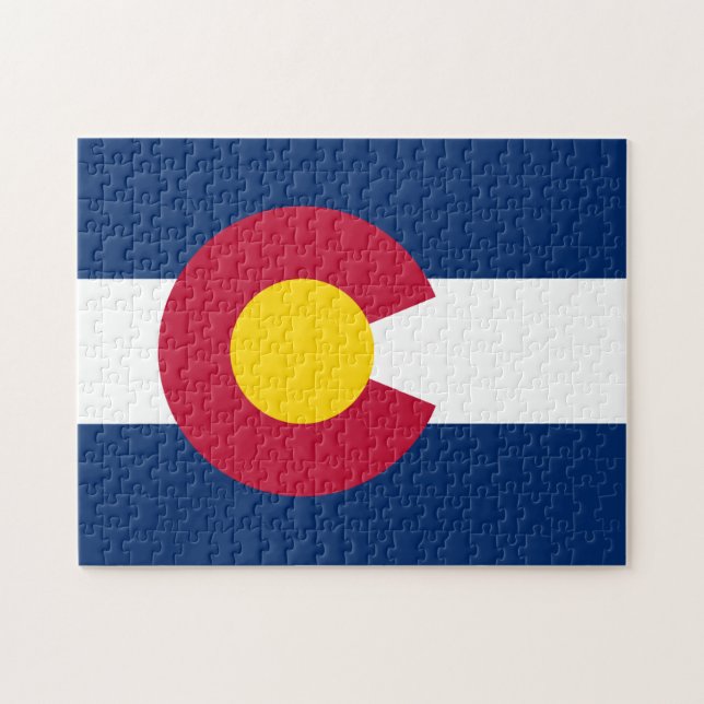 Colorado State Flag Jigsaw Puzzle (Horizontal)