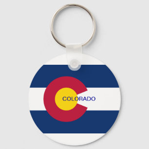 Colorado State Flag Key Ring