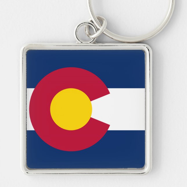 Colorado State Flag Key Ring (Front)